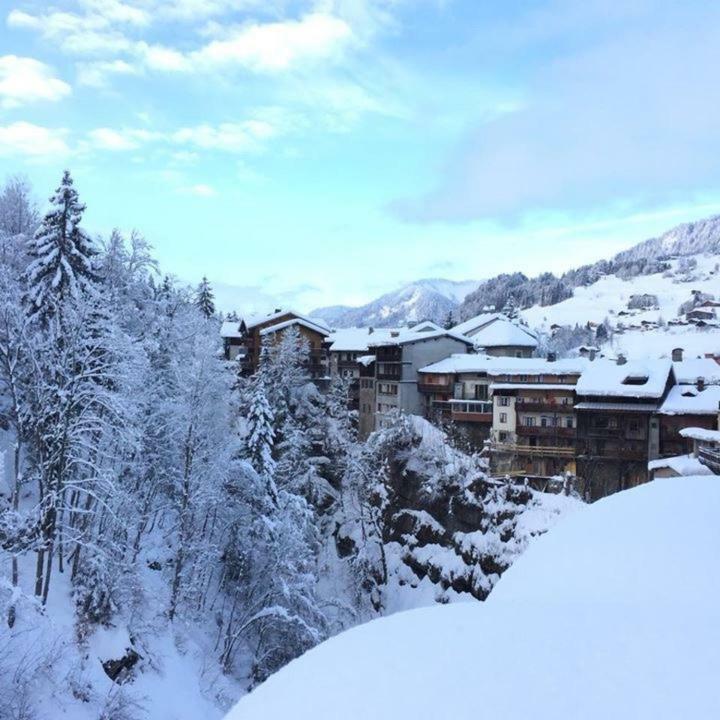 Appartamento Les Portes Du Mont Blanc Flumet Esterno foto